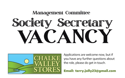 Vacancy – Society Secretary